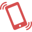 ikona w kształcie telefonu komórkowego